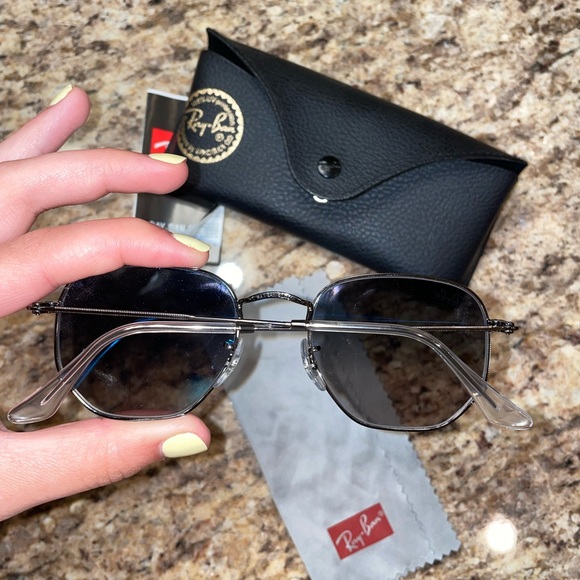 rayban hexagonal flat lenses - gunmetal - Picture 3 of 9